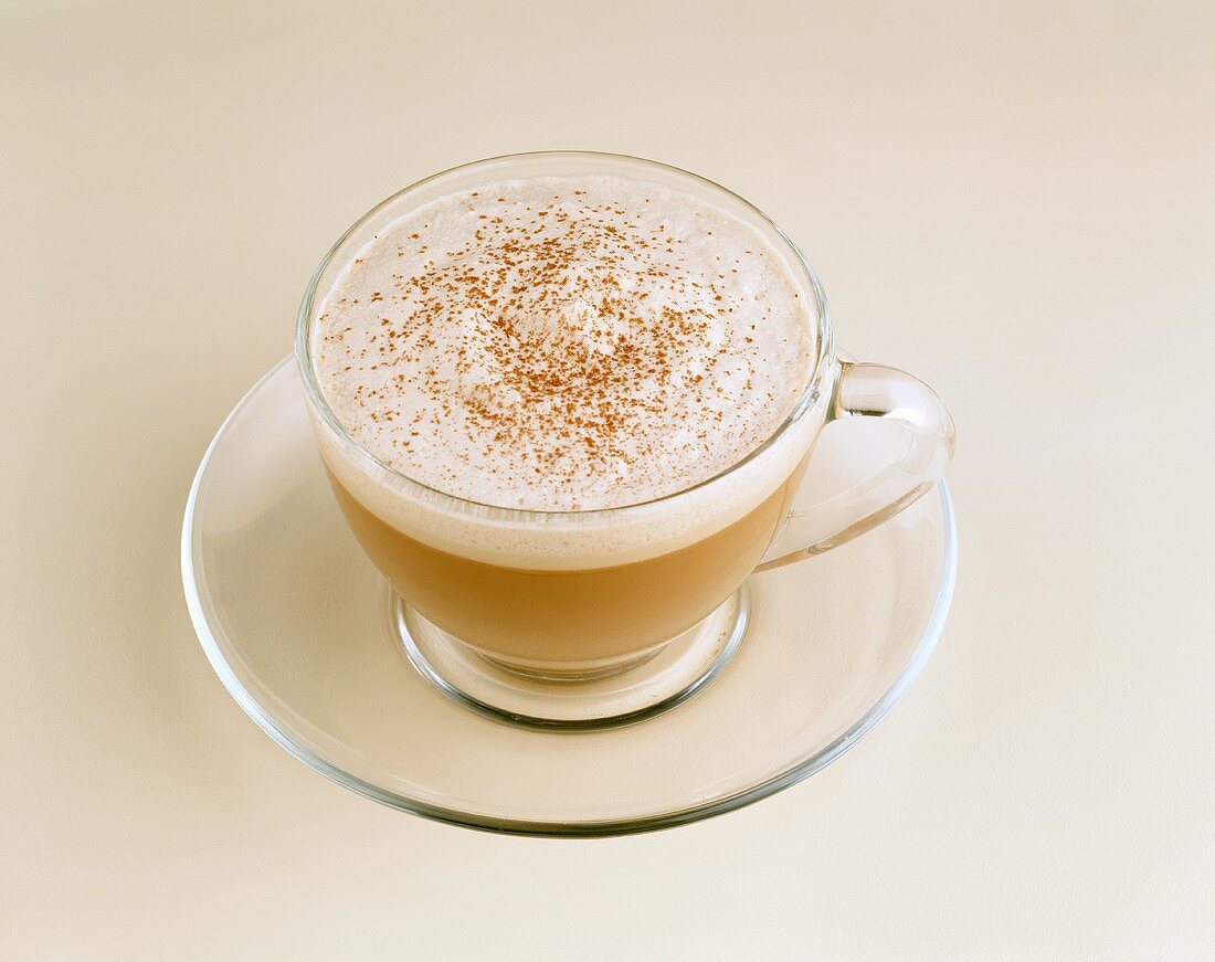 A Cup of Cappuccino with Cinnamon