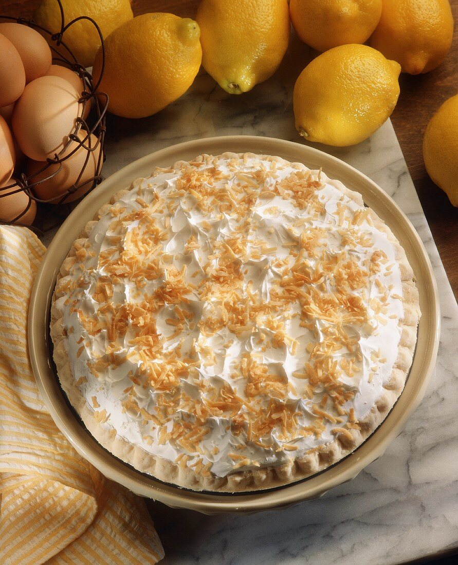 Lemon Meringue Pie (Zitronen-Baiser-Kuchen)