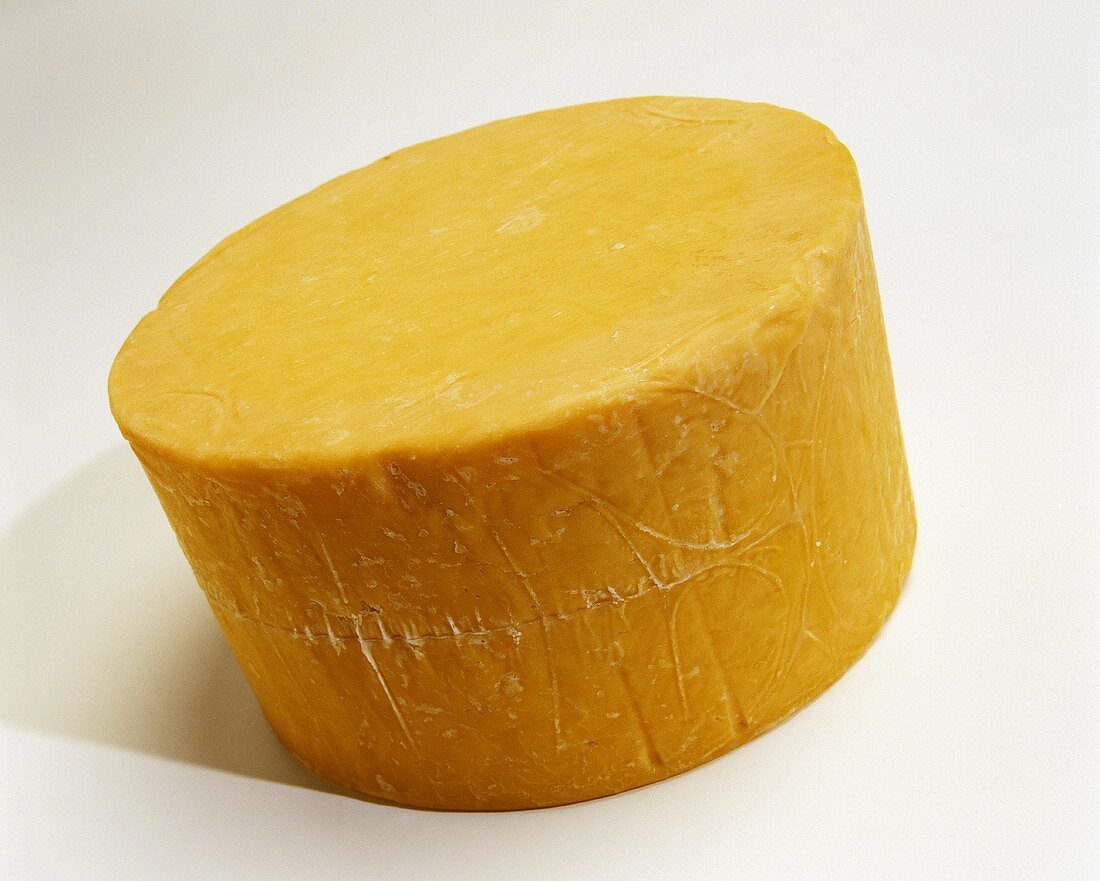 Ein Laib Cheddar-Käse
