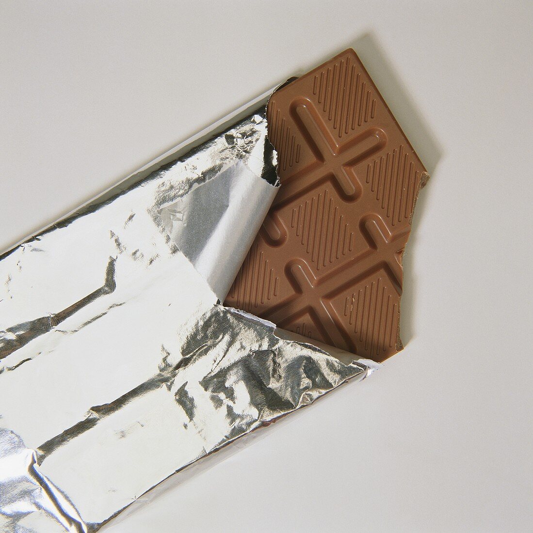Angebrochene Schokolade