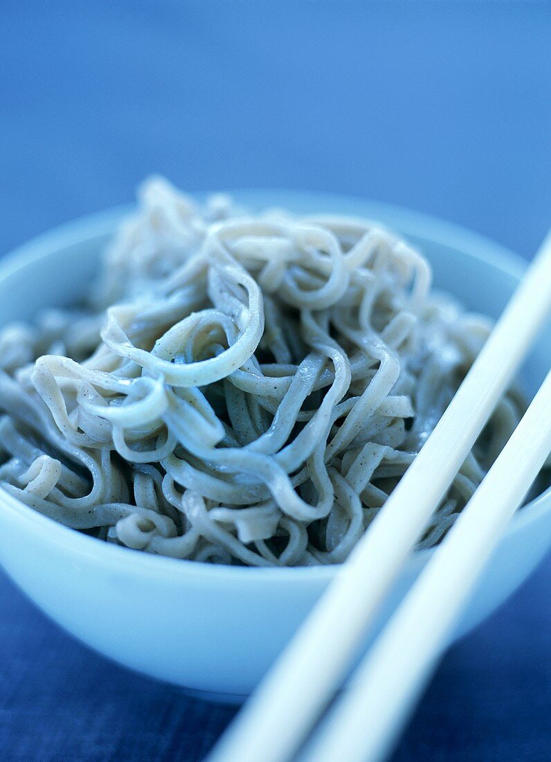 Cooked Soba Noodles