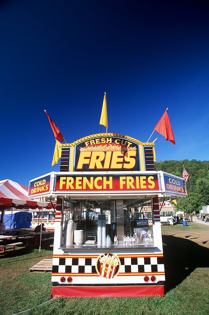 French Fry Stand at a Vermont Fair