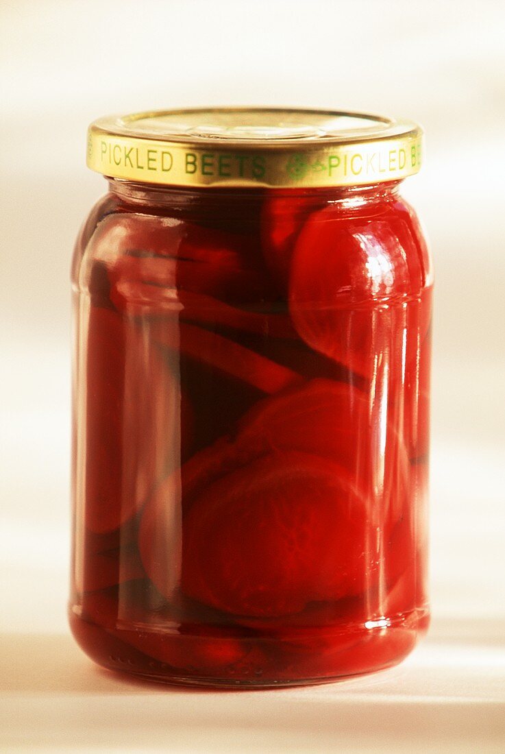 Pickled Beets in a Jar