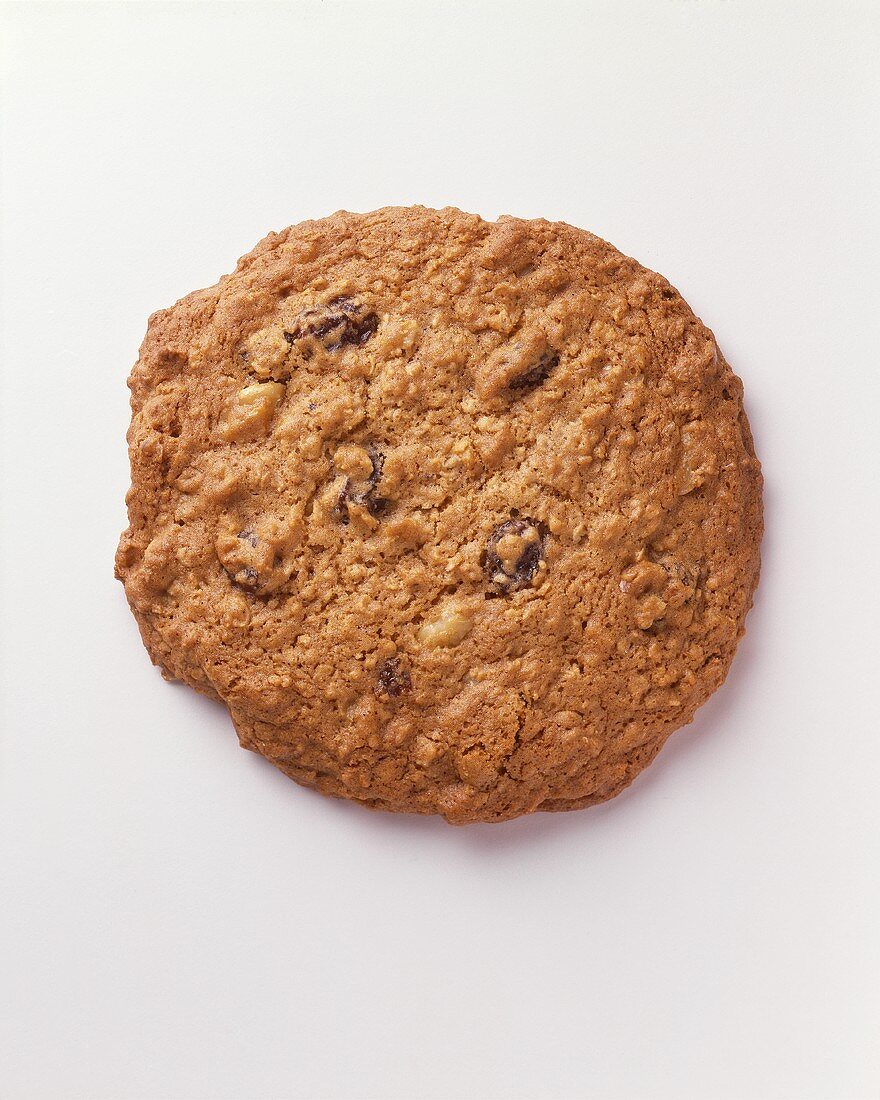 Ein Hafer-Rosinen-Cookie