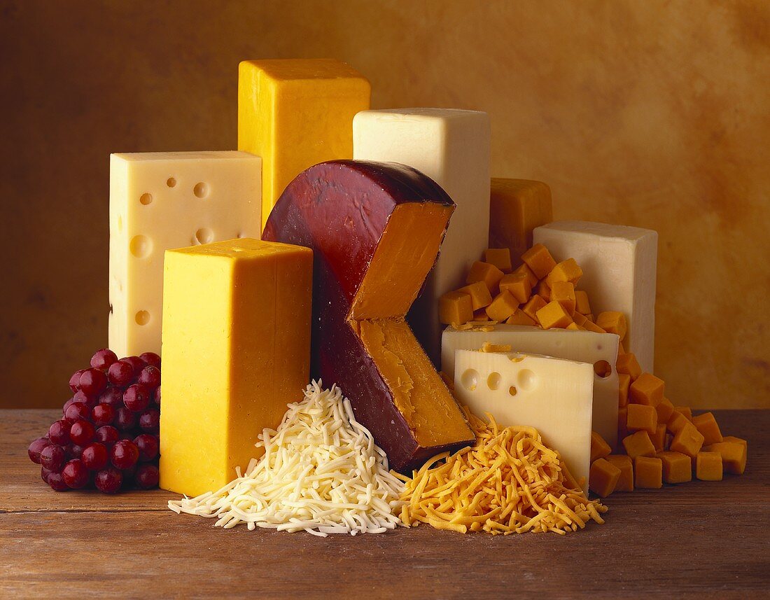 Variety of Cheese; Shredded Mozzarella and Cheddar