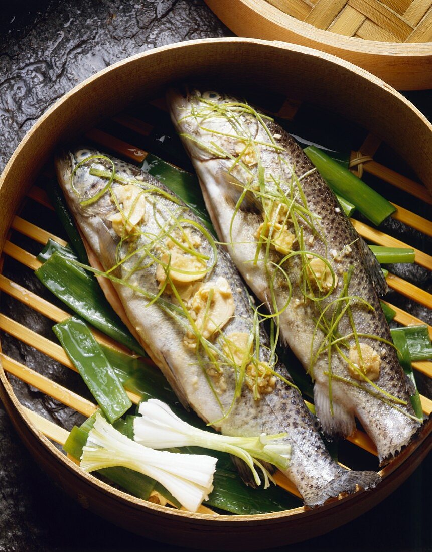 Steamed Trout with Ginger