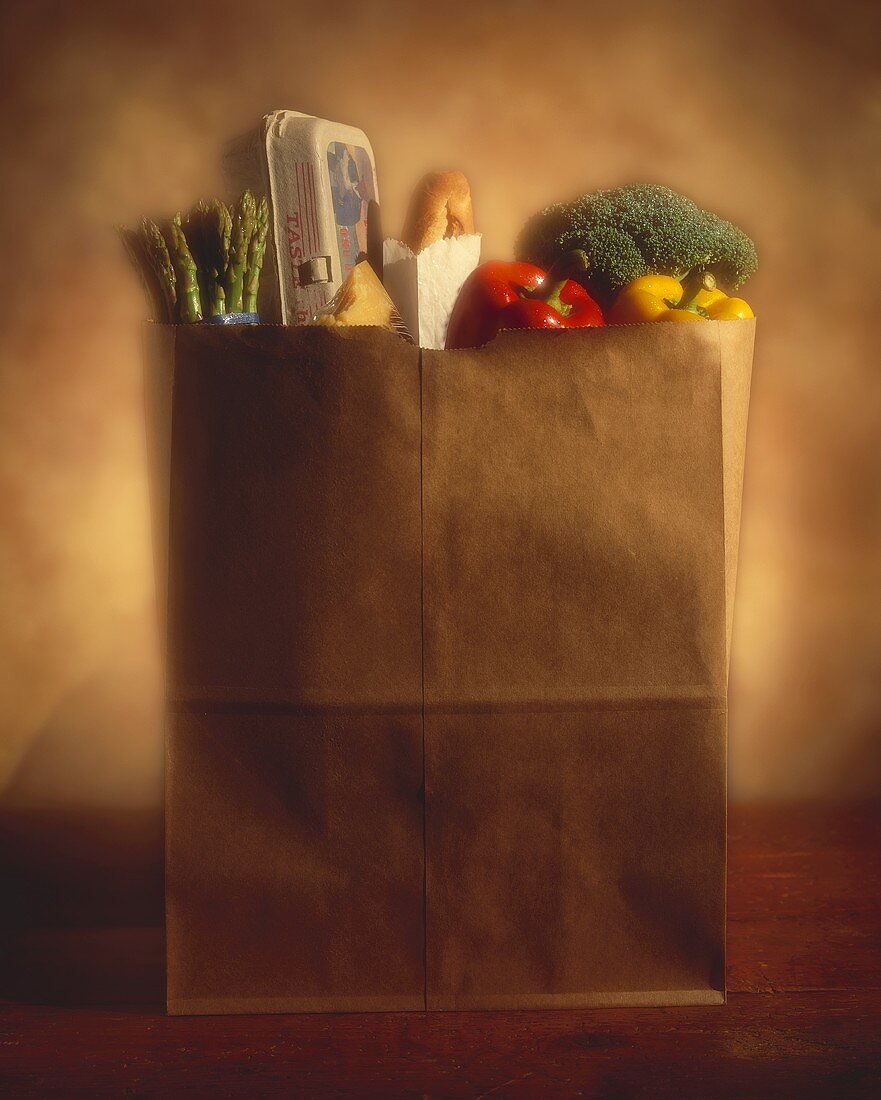 Paper Bag of Groceries