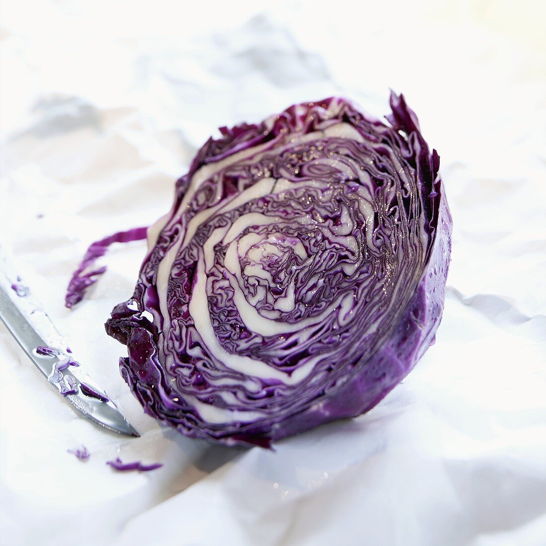 Half of a Head of Purple Cabbage