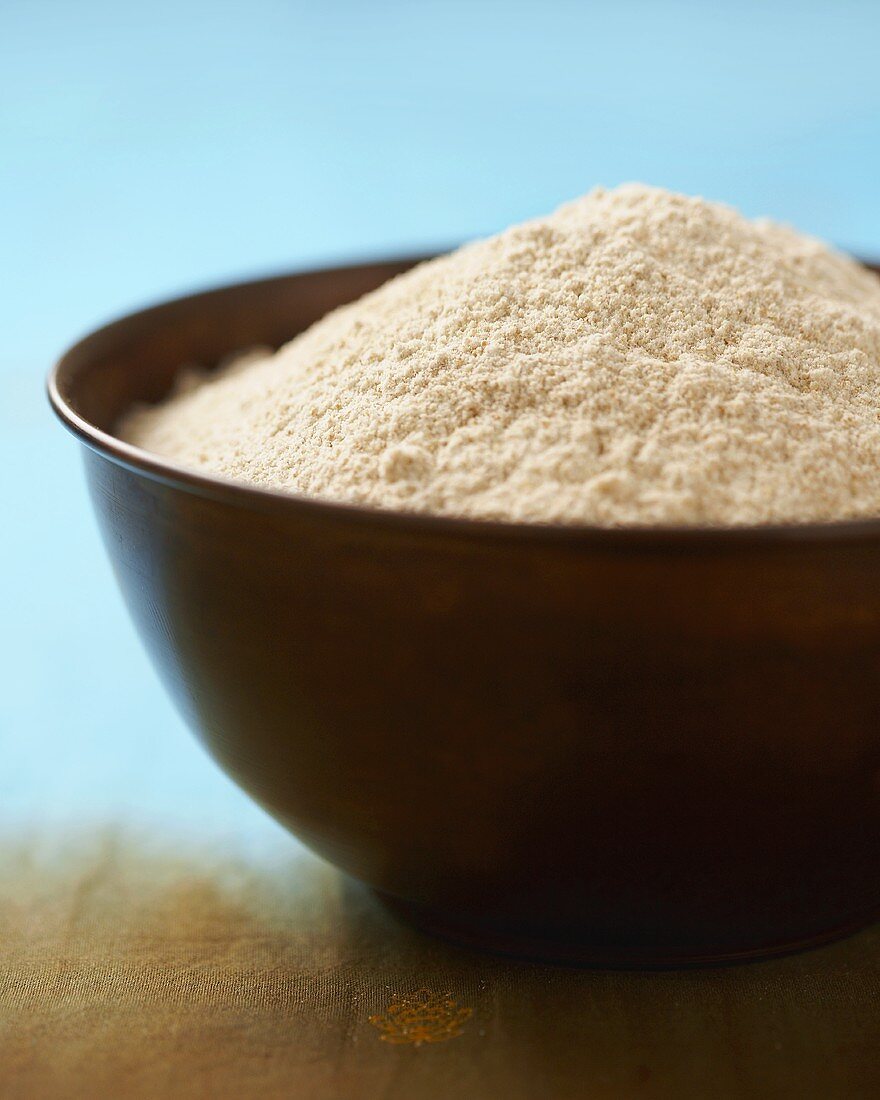 Bowl of Whole Wheat Flour