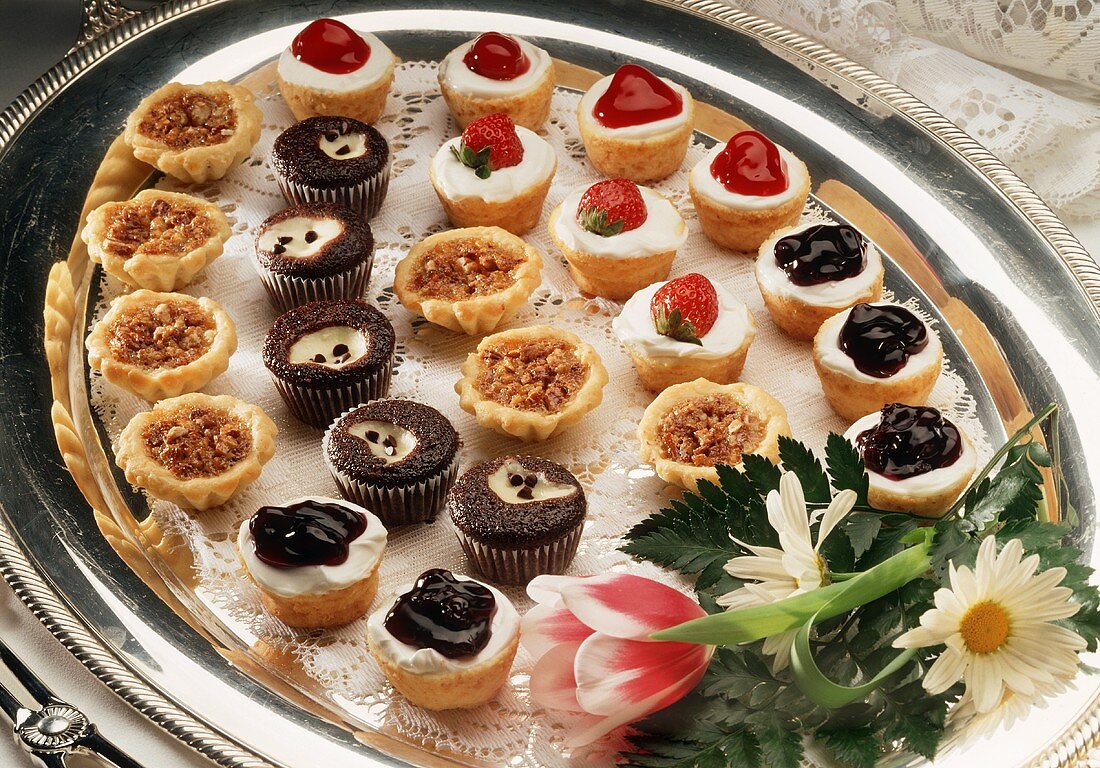 Tray of Bite-Size Desserts