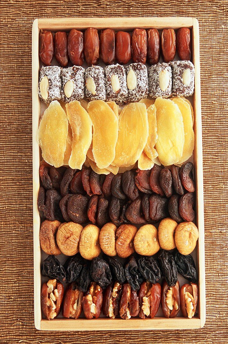 Dried Fruit Tray with an Assortment of Dried Fruit