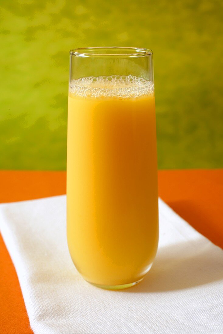 Glass of Organic Orange Juice