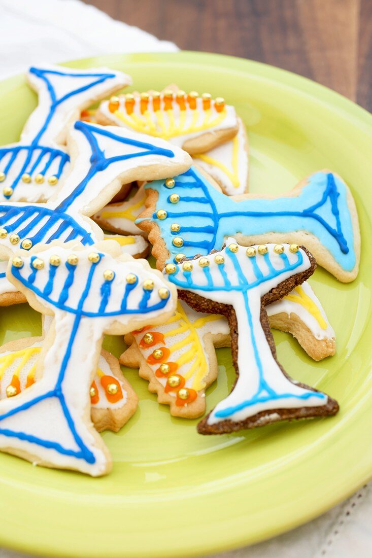 Menorah Cookies