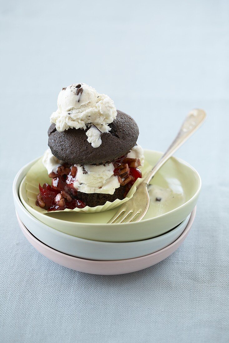 Whoopie pie with Stacciatella