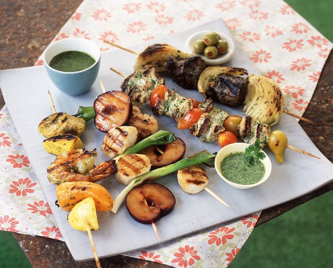 Assorted Grilled Kabobs