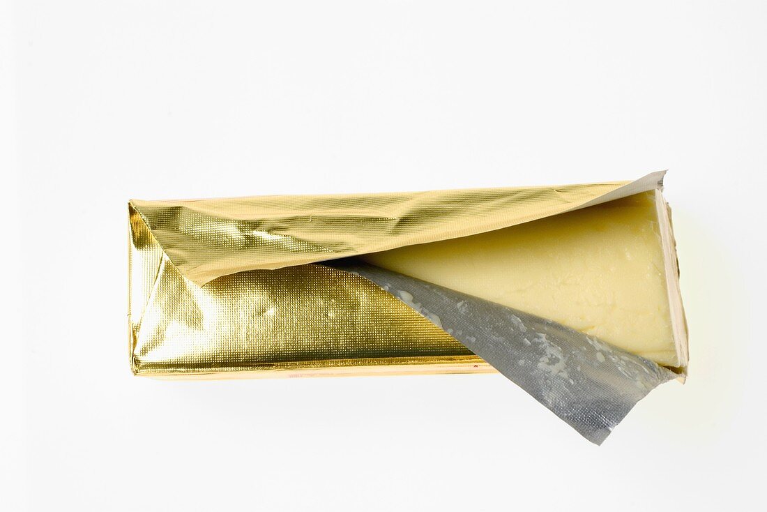Margarine Wrapped in Foil