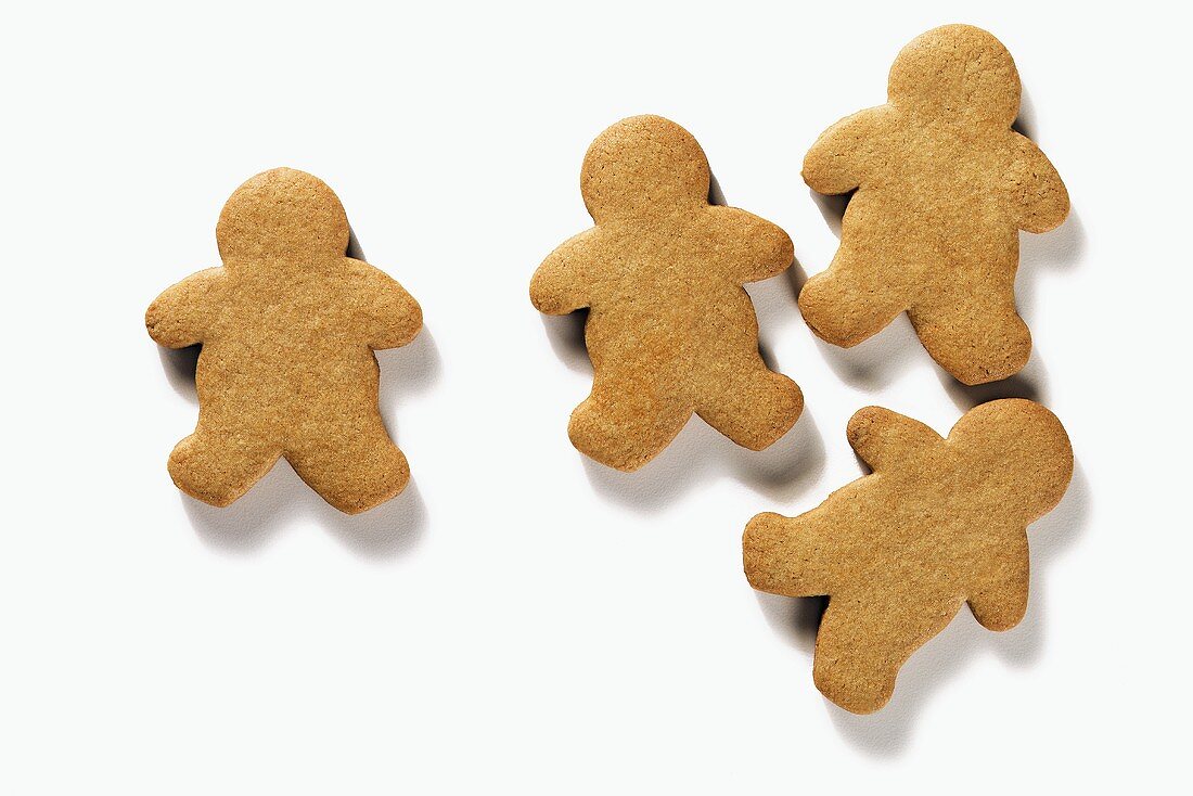Four Gingerbread People