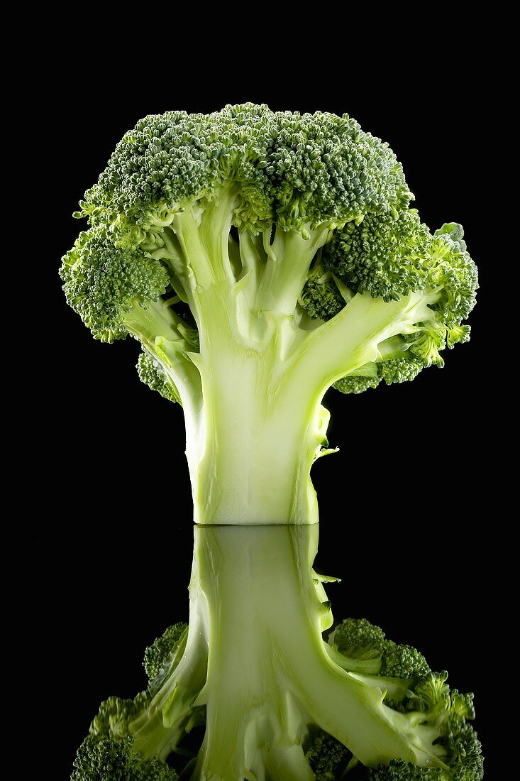 A Halved Head of Broccoli