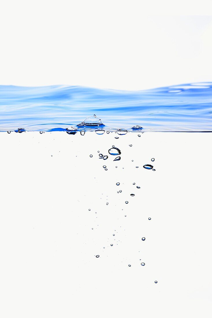 Water Surface with Bubbles