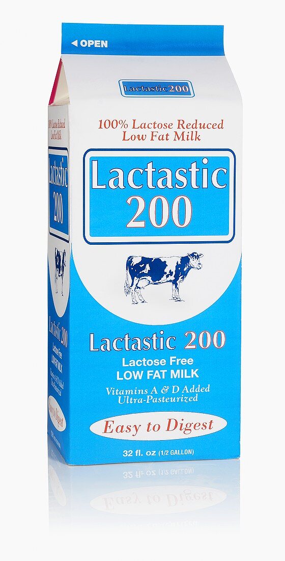 Lactose-free milk in Tetra Pak carton (USA)