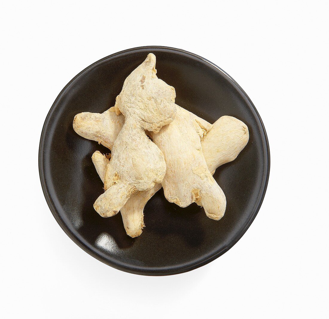 Ginger Root in a Bowl