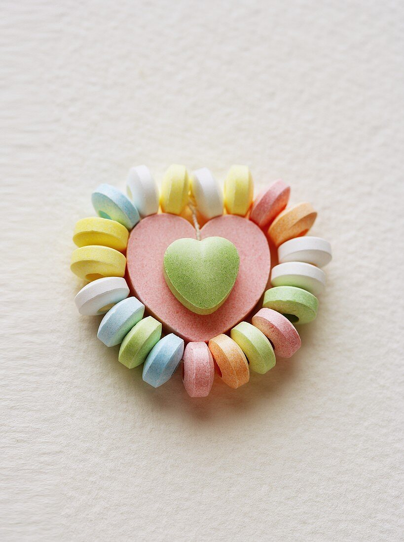 A Heart Shaped Candy Necklace