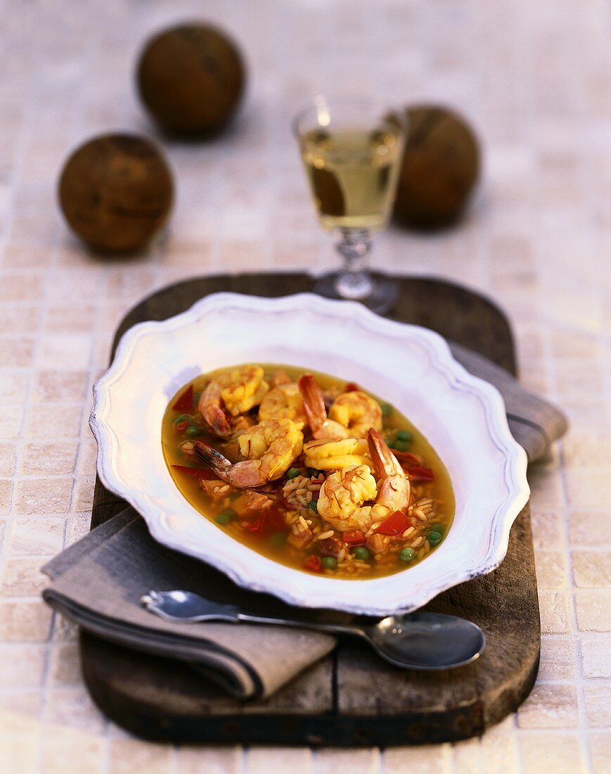 Shrimp and Rice Stew