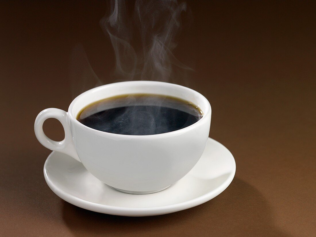 A Steaming Cup of Black Coffee