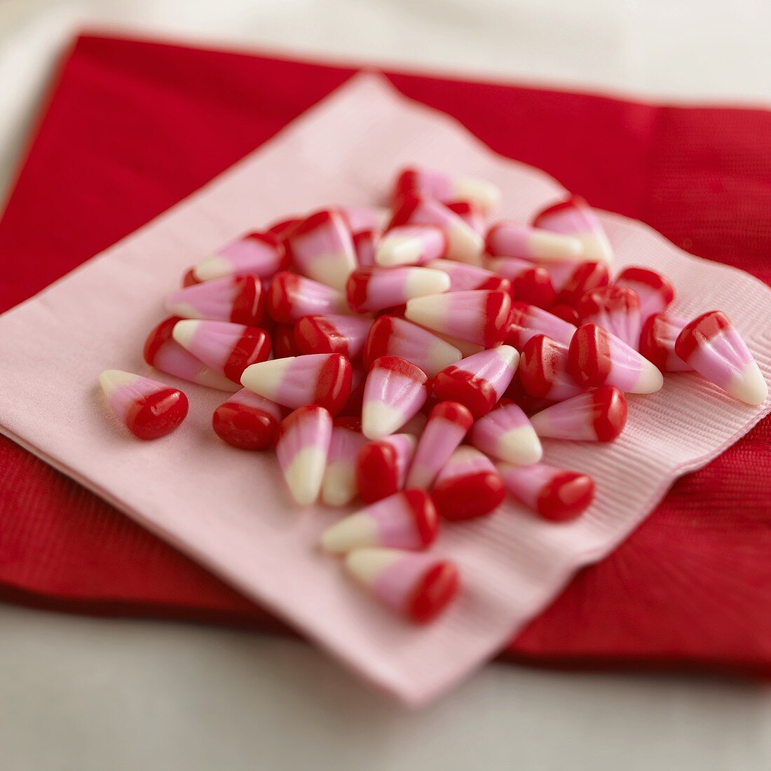 Colored Valentine Candy Corns