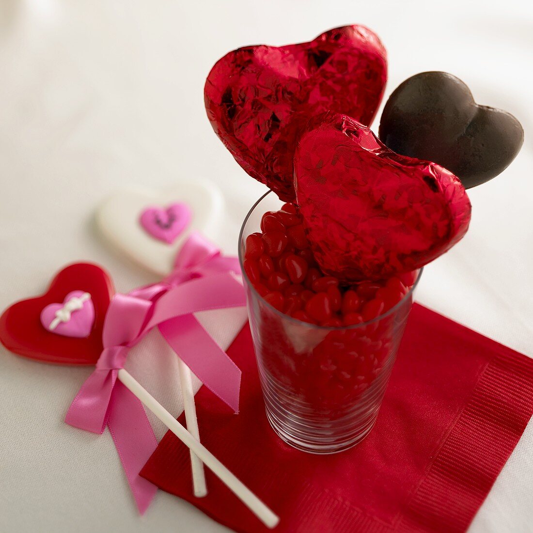 Cinnamon Hearts and Chocolate Lollipops for Valentine's Day