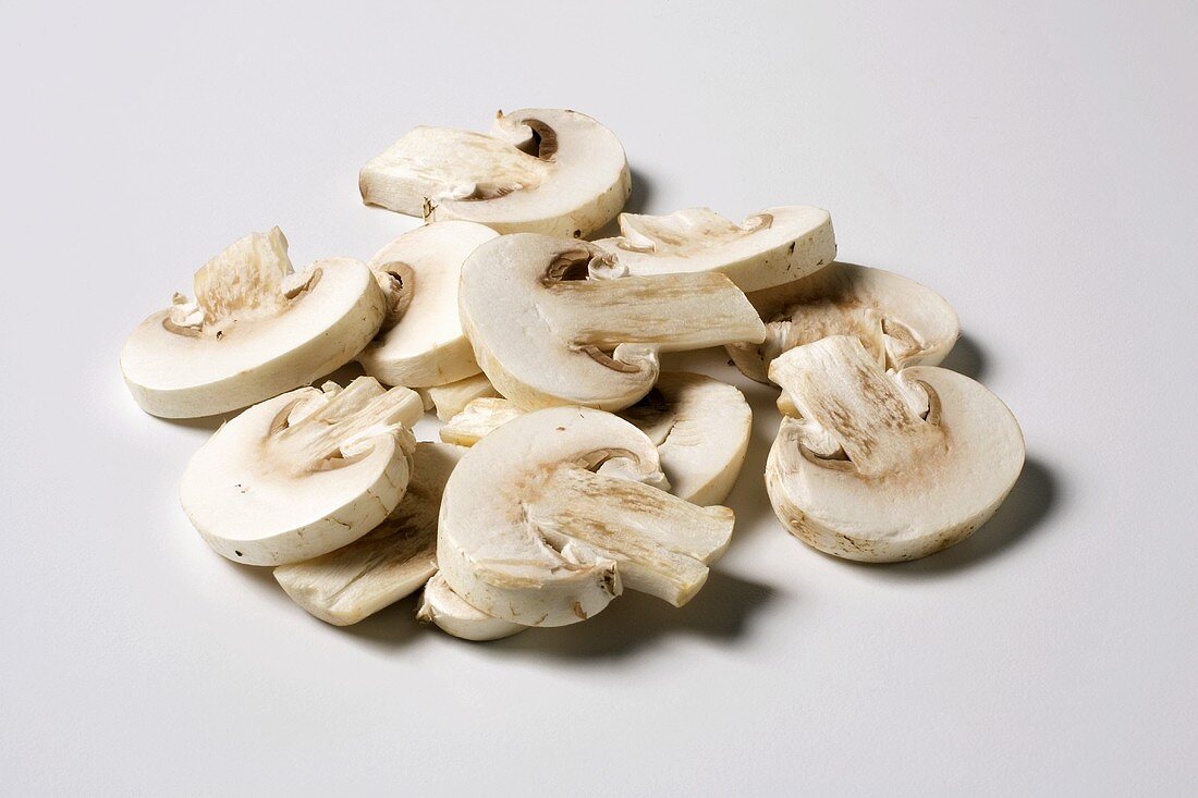 Sliced Button Mushrooms