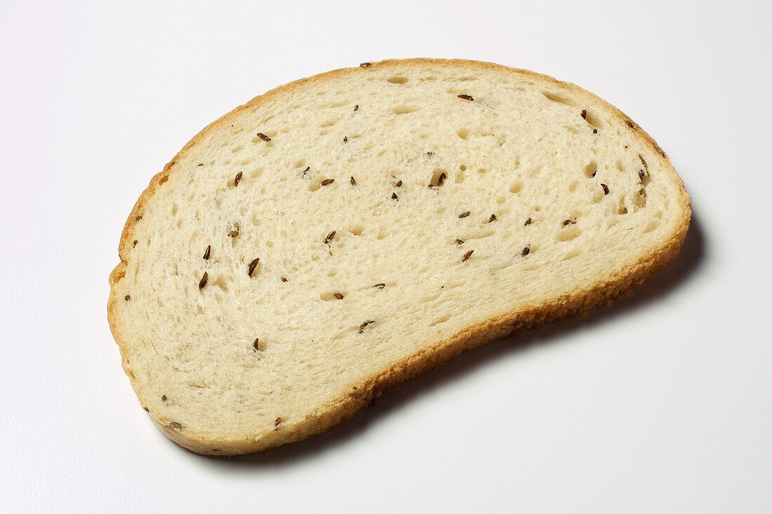 A Slice of Bread with Fennel Seeds