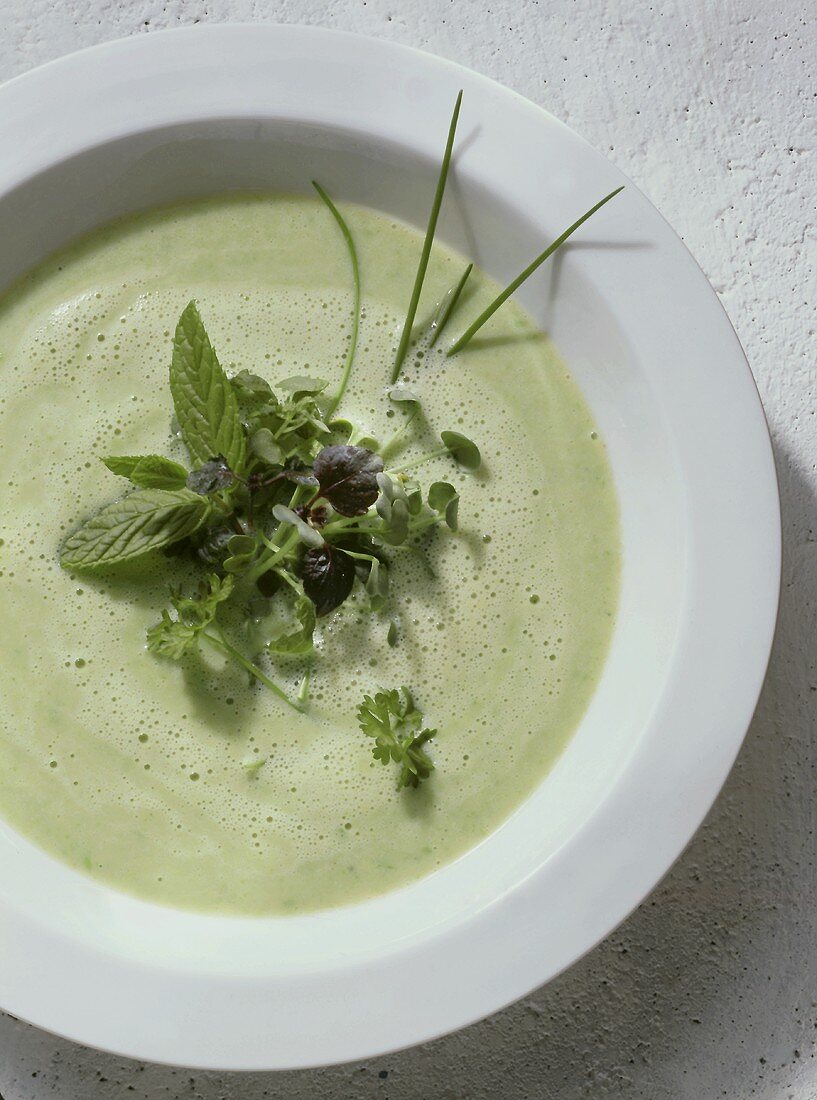 Pürierte Gemüsesuppe