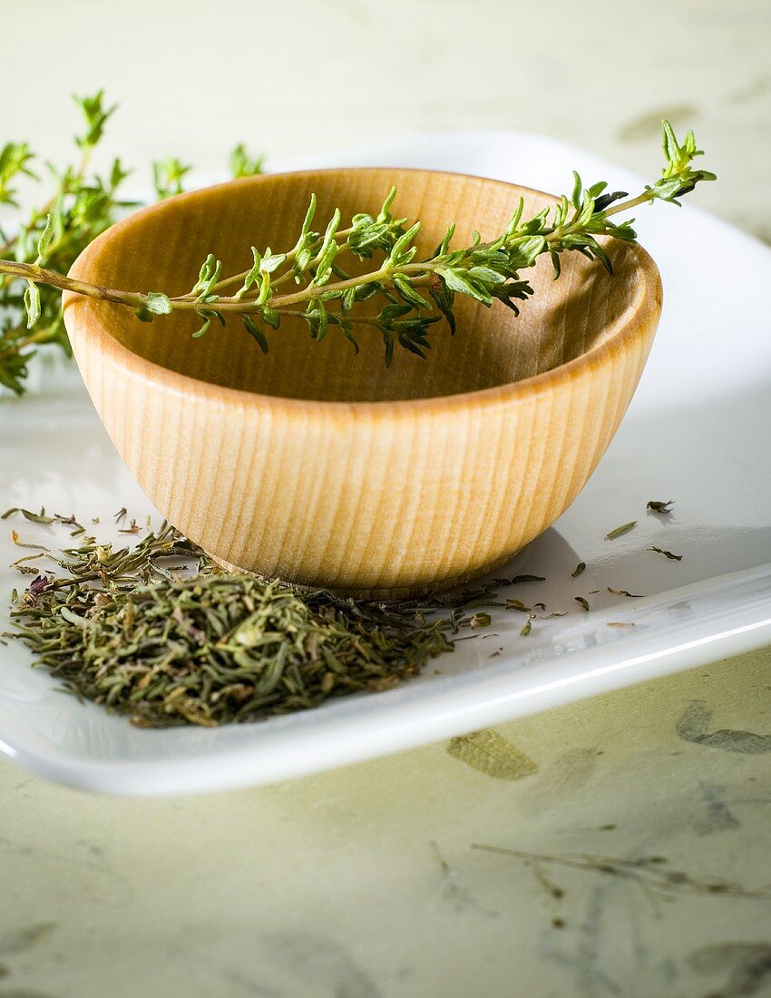 Thyme, fresh and dried