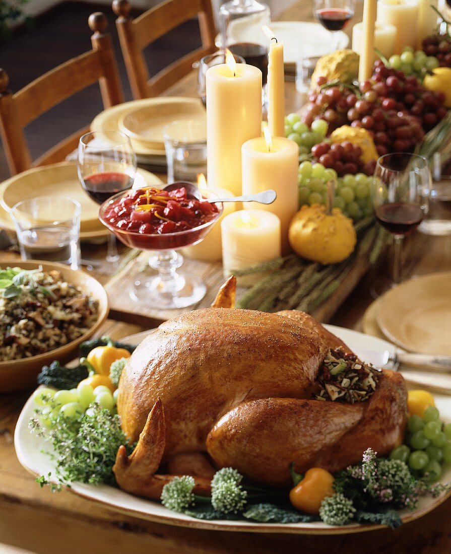 Roast turkey for Thanksgiving