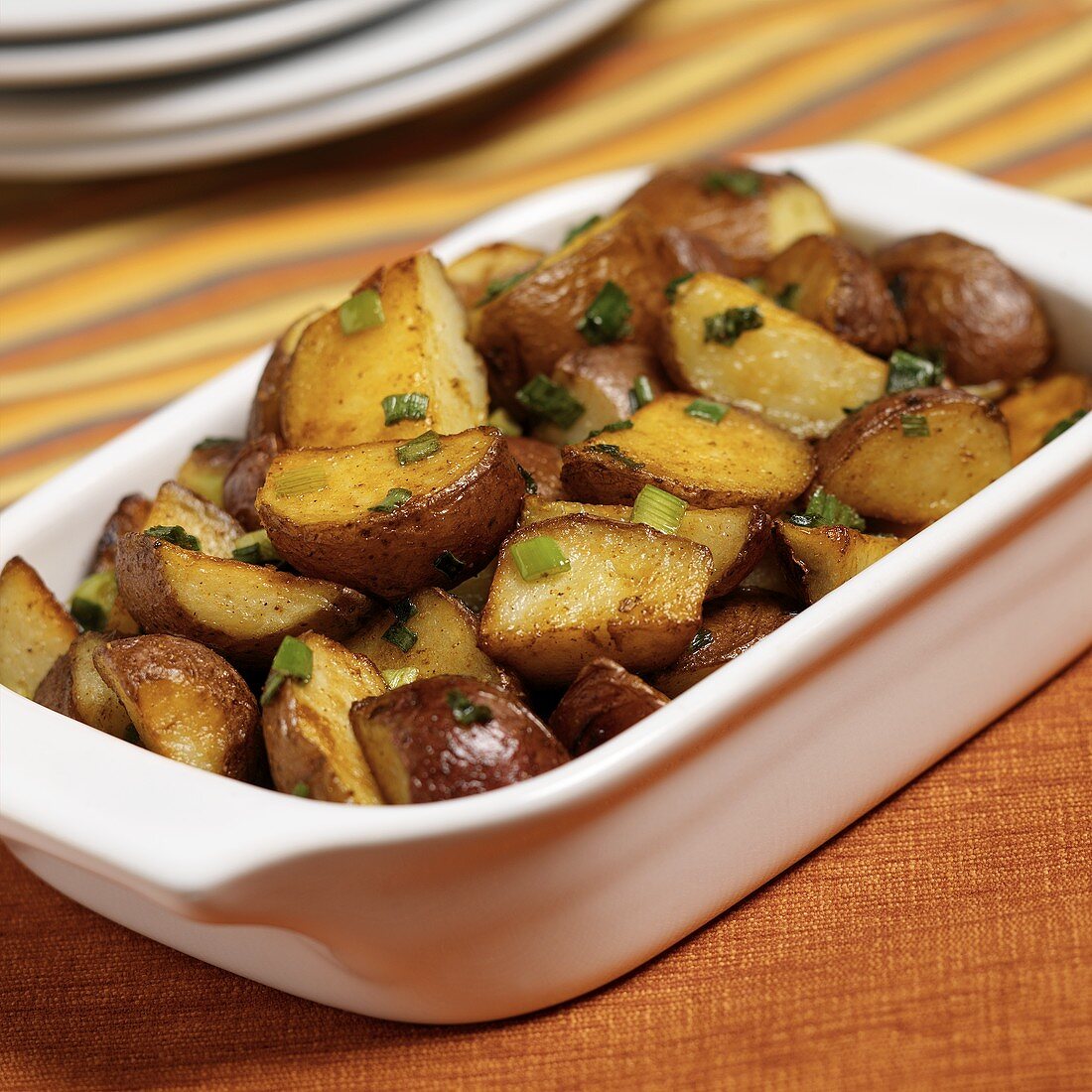 Roast red potatoes (with skins)