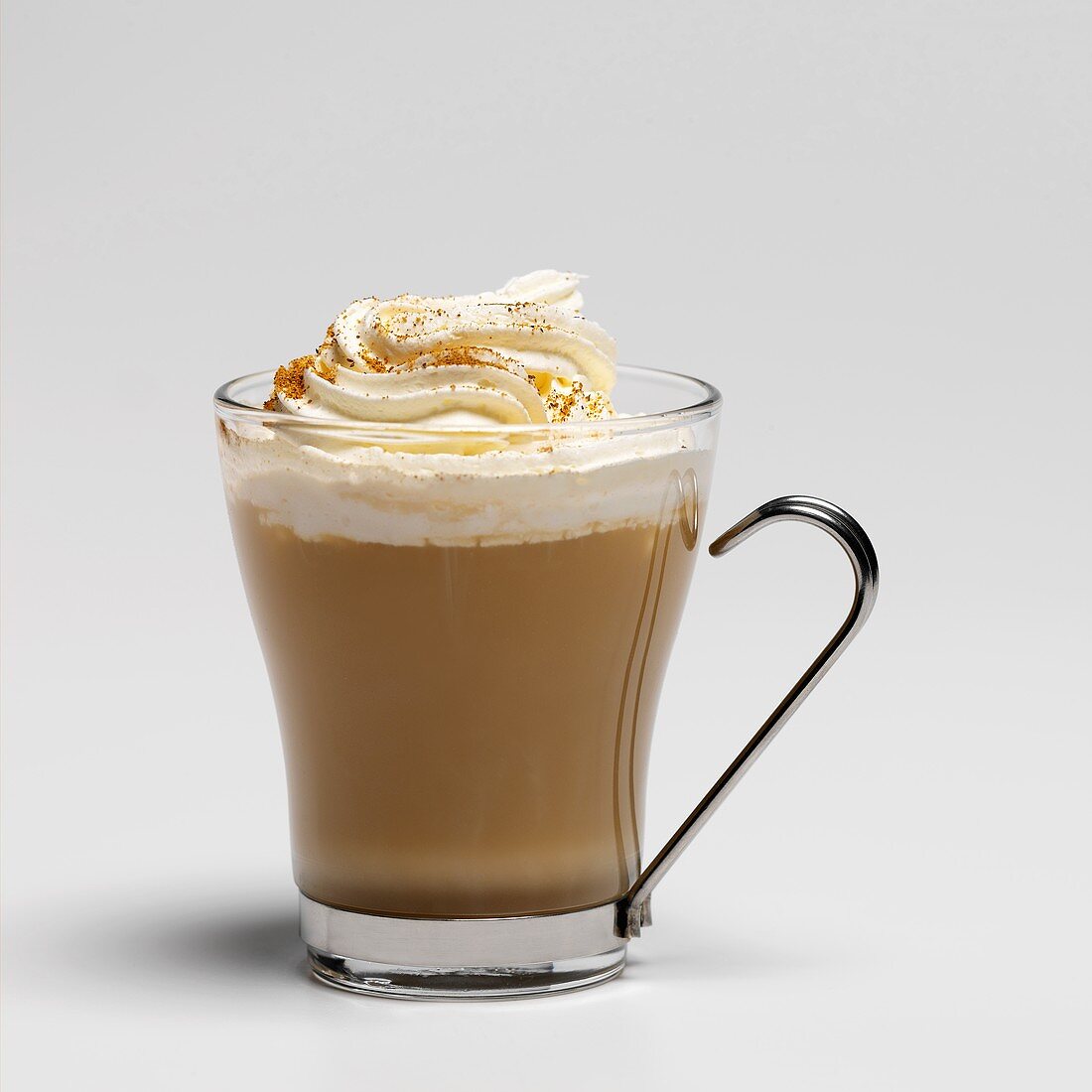 Pumpkin coffee (coffee with cream topping and nutmeg)