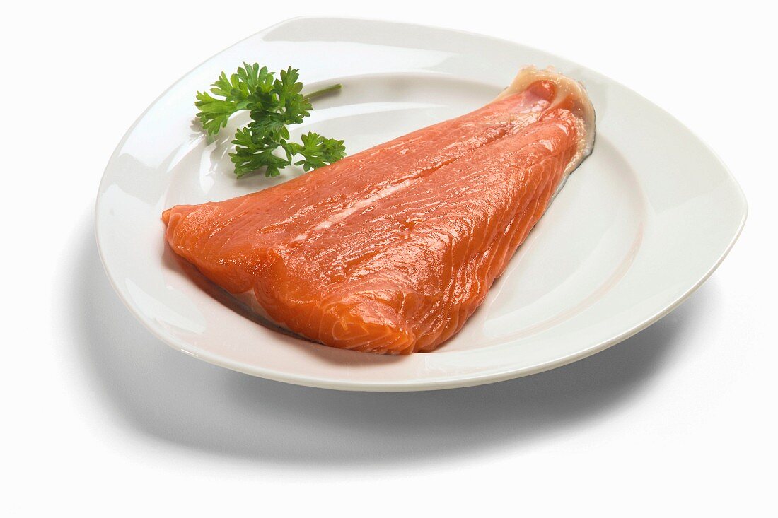 Raw Salmon Filet