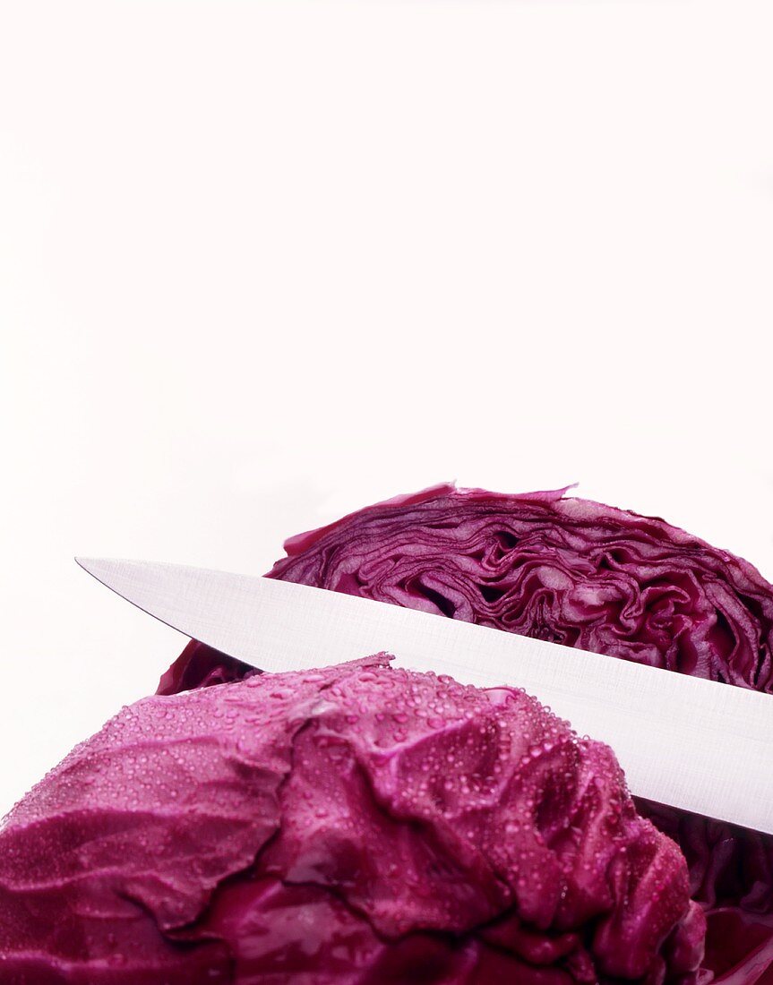 Sliced Red Cabbage