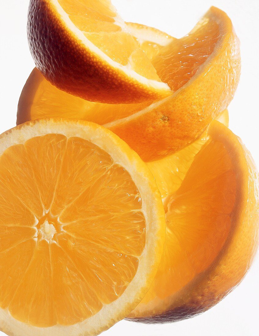 Orangenspalten & Orangenscheiben