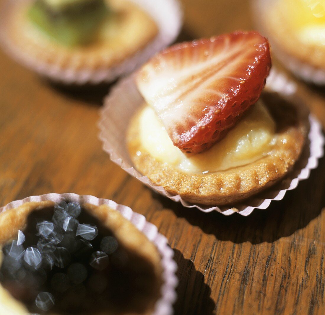 Mini Custard Pastries with Fruit 
