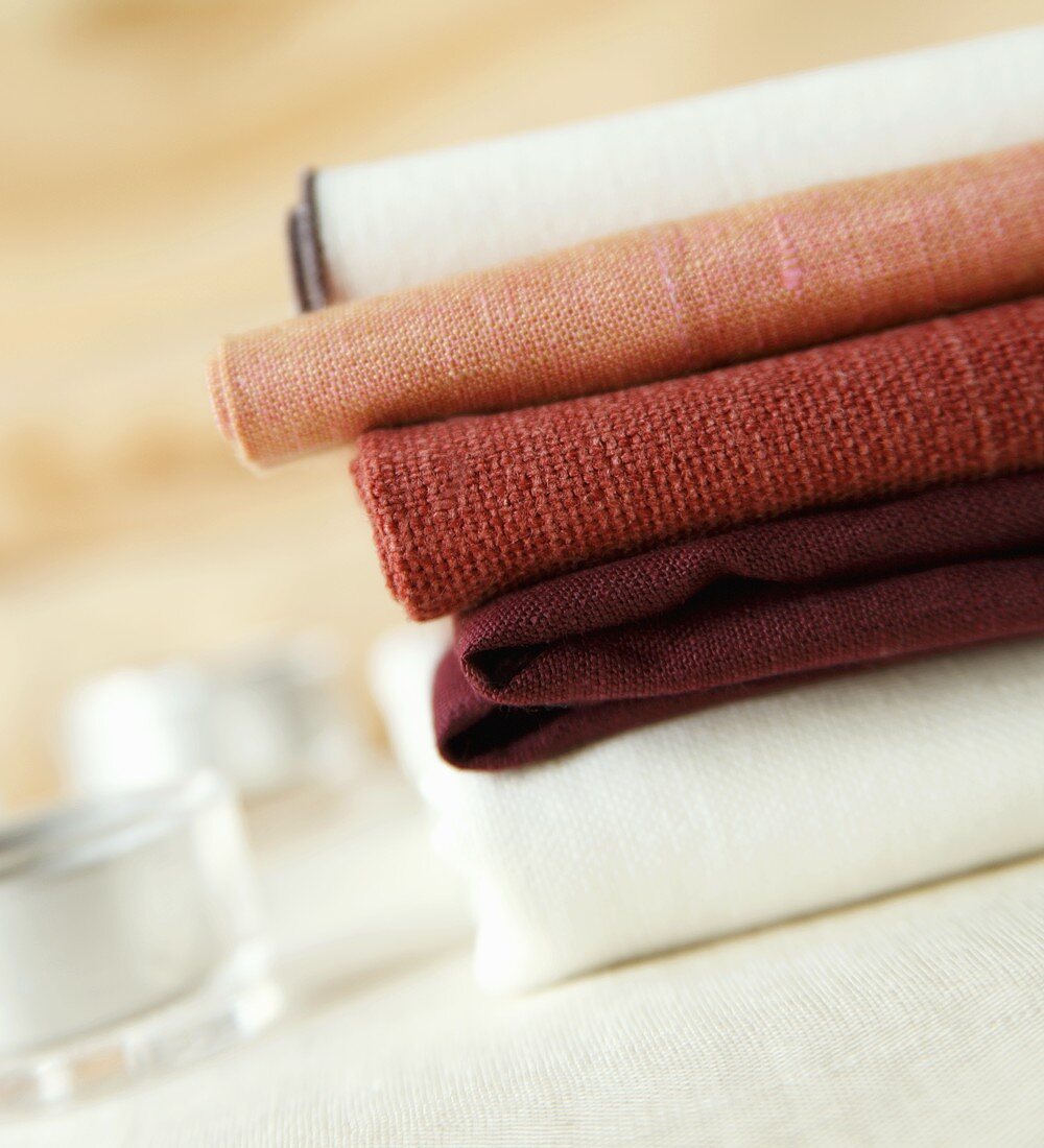 Stacked Table Linens