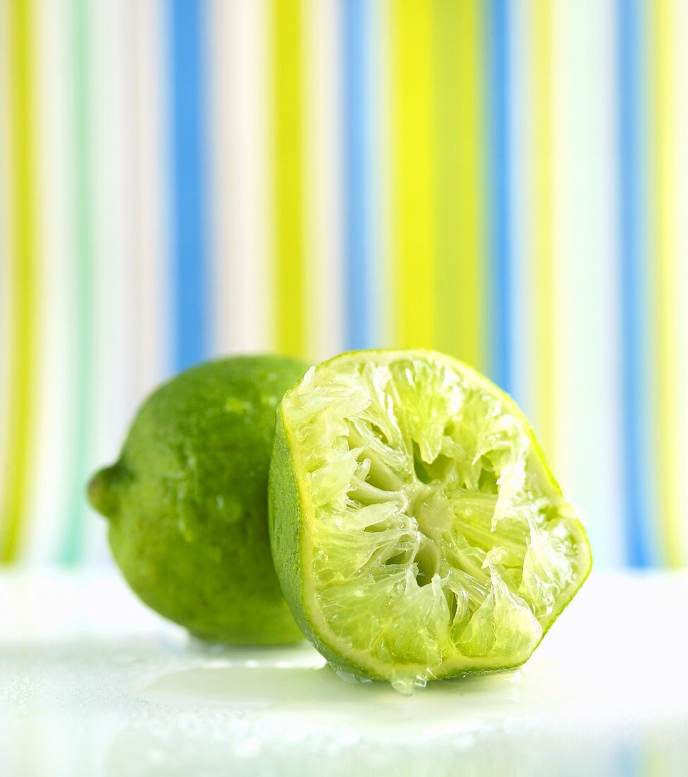 A squeezed out lime