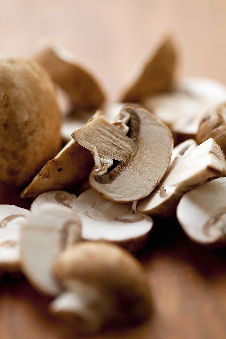 Sliced Button Mushrooms