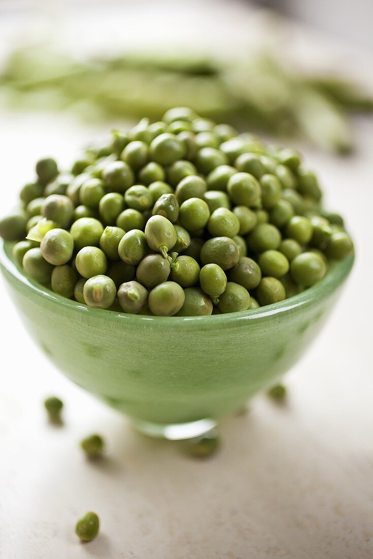 Small Bowl of English Peas