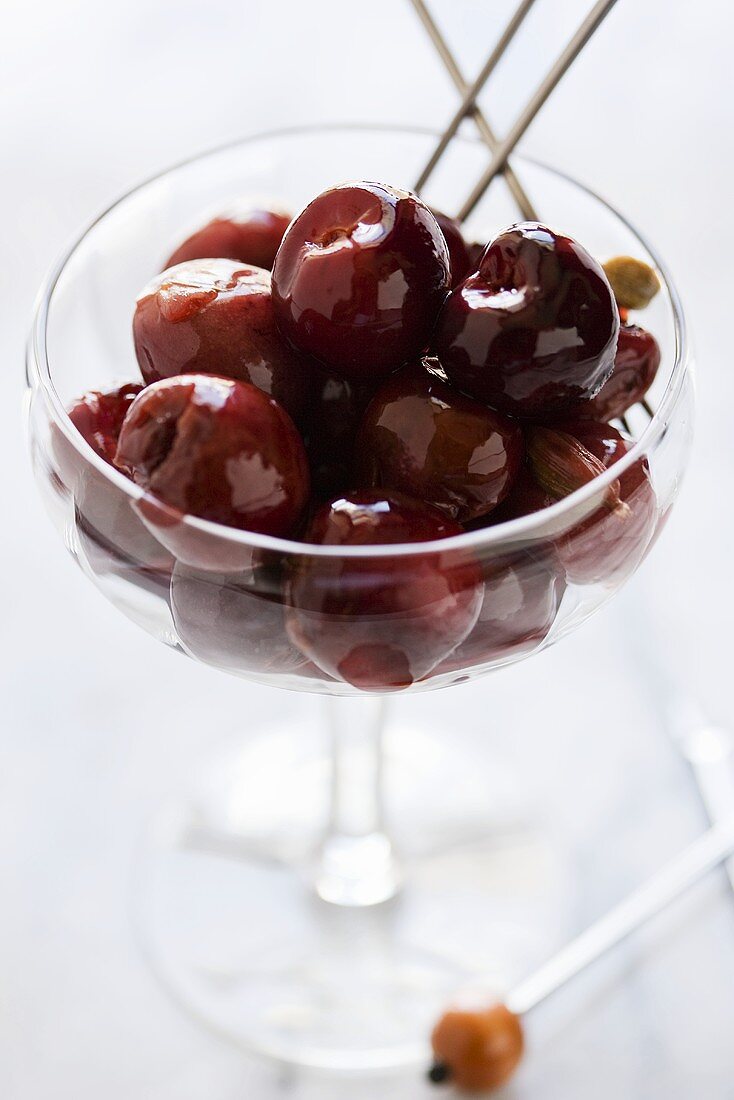 Bowl of Maraschino Cherries