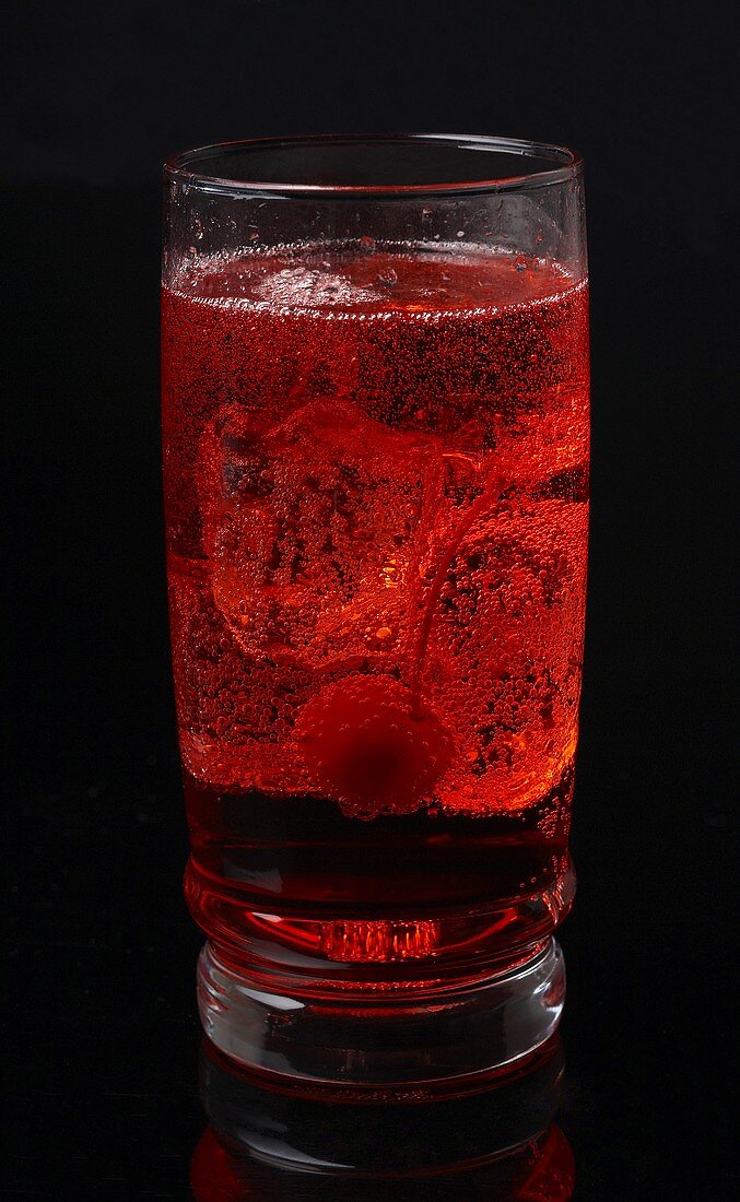 Shirley Temple in a Glass with Ice