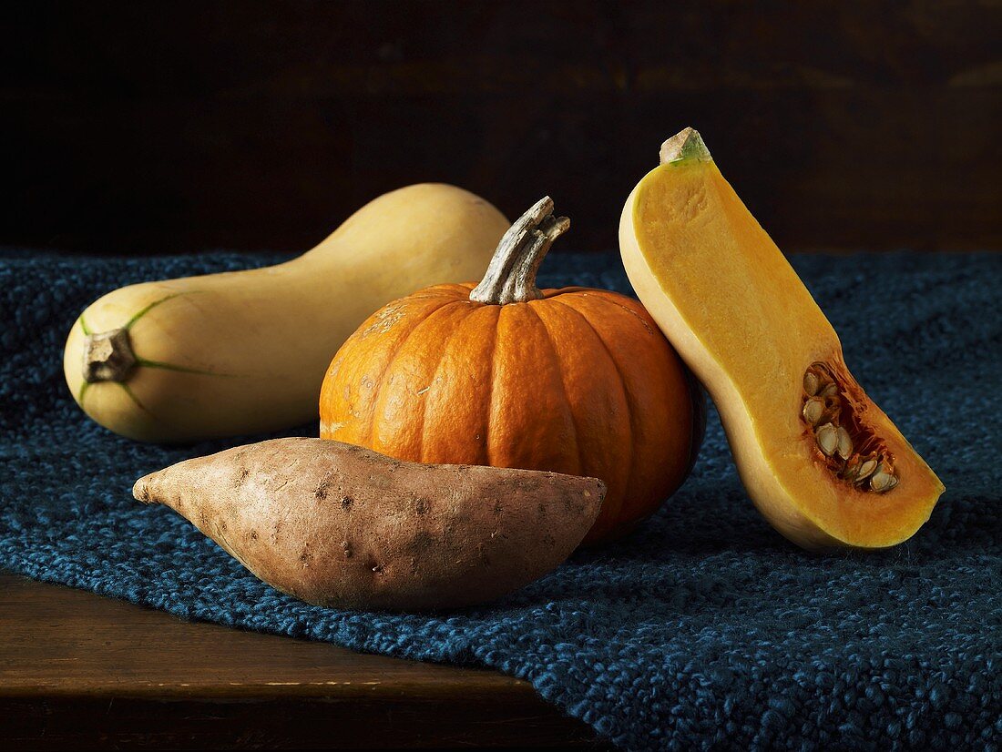 Autumn Ingredients; Squash, Pumpkin and Sweet Potatoes