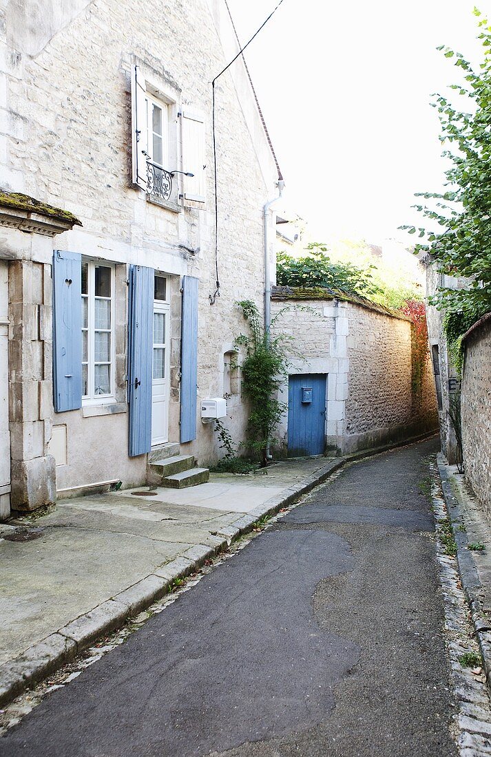 Alleyway in Chablis France