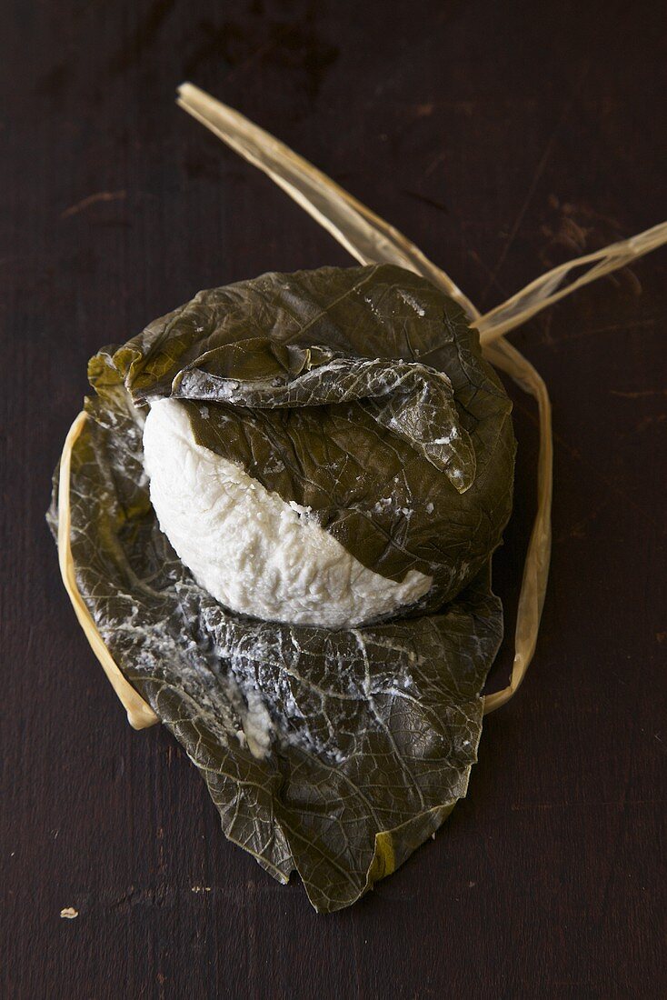 Hoja Santa (goat's cream cheese wrapped in pepper leaves) from Dallas, Texas